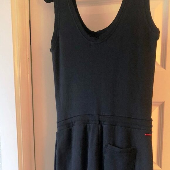 New n:PHILANTHROPY Opal Sleeveless Black Knit Drawstring Jumpsuit XS - Picture 7 of 9